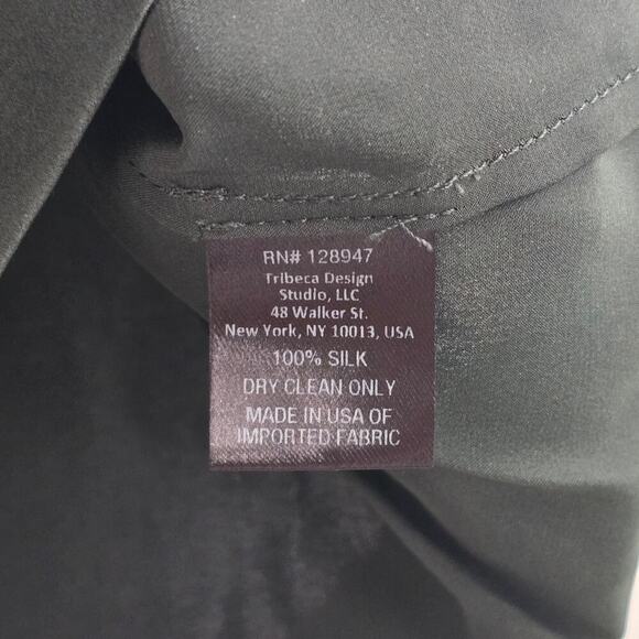 Nili Lotan 100% Silk Tank Top Blouse Green S Minimalist Luxury CapsuleWardrobe - Picture 4 of 6